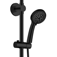 Shower System, Lanai, 8-Inch Rain Showerhead, 3 Body Jets, Matte Black
