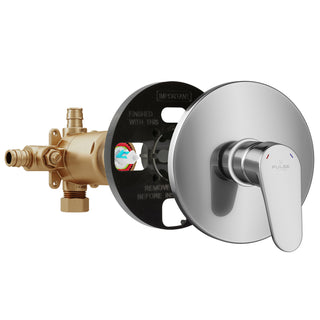 Shower System, SeaBreeze II, 8-In Rain Showerhead with Handshower in Chrome