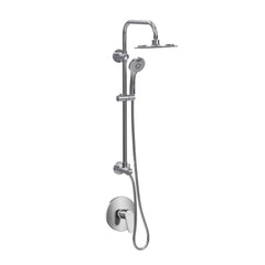 Shower System, SeaBreeze II, 8-in Rain Showerhead, Handshower, Chrome