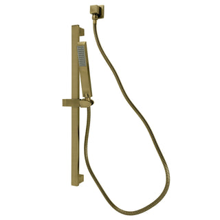 Shower System, Sona, Slide Bar and Hand Shower in Antique Brass