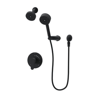 Shower System Trim Kit, Identity, HydroMersion, Single Handle, Handheld, Matte Black