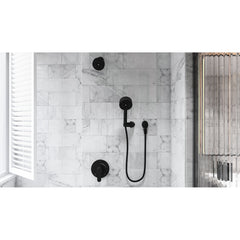 Shower System Trim Kit, Identity, HydroMersion, Single Handle, Handheld, Matte Black