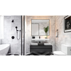 Shower System Trim Kit, Identity, HydroMersion, Single Handle, Handheld, Matte Black
