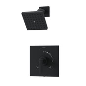 Shower Trim Kit, Duro, HydroMersion, Single Handle, Wall Mount, Matte Black