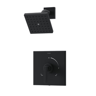 Shower Trim Kit, Duro, HydroMersion, Single Handle, Wall Mount, Matte Black