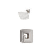 Shower Trim Kit, Oak, HydroMersion, Single Handle, Brass, Satin Nickel