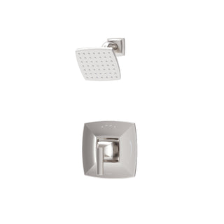Shower Trim Kit, Oak, HydroMersion, Single Handle, Brass, Satin Nickel