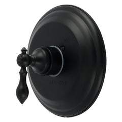 Shower Valve and Trim Set, American Classic, Single Handle in Matte Black