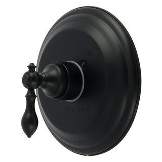 Shower Valve and Trim Set, American Classic, Single Handle in Matte Black