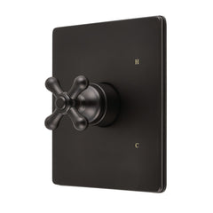 Shower Valve and Trim Set, Revival, Single Handle in Matte Black