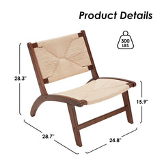 Side Chair, Manufactured Wood Frame with Walnut Legs