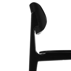 Side Chair, Solid Beech Wood Frame, Black