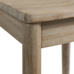Side Chairs, Set of 2, Beige Wood with Cross Back