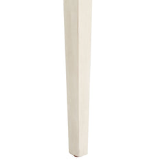 Side Chairs, Set of 2, Solid and Engineered Wood, White Washed