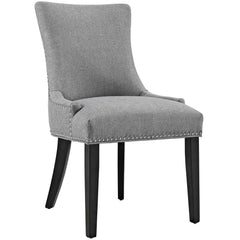 Side Chairs, Set of 4, Light Gray Velvet with Light Gray Legs