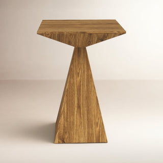 Side Table, 18 in Square, Solid Mango Wood