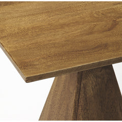 Side Table, 18 in Square, Solid Mango Wood