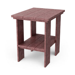 Side Table with Two-Tier Design in Poly Lumber