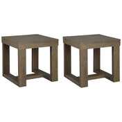 Side Tables, Set of 2 in Manufactured Wood