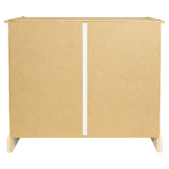 Sideboard, 2 Drawers and 2-Door Cabinet, Solid Wood, 36 Inch Wide