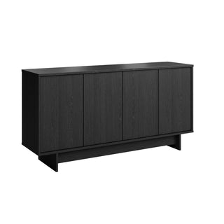 Sideboard, 61.5 in W, Manufactured Wood in Black Oak
