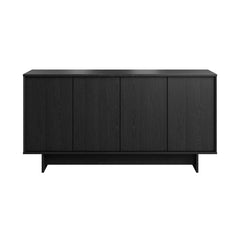 Sideboard, 61.5 in W, Manufactured Wood in Black Oak