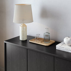 Sideboard, 61.5 in W, Manufactured Wood in Black Oak