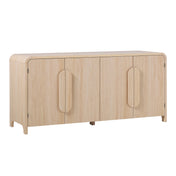 Sideboard in Manufactured Wood, 64 in Wide, Coastal Oak