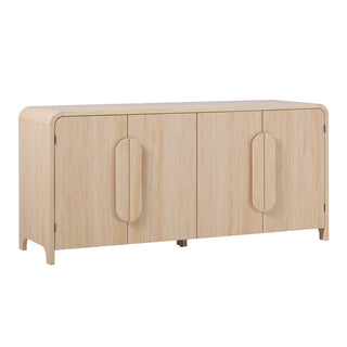 Sideboard in Manufactured Wood, 64 in Wide, Coastal Oak