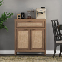 Sideboard with 2 Doors and 1 Drawer in Natural Oak