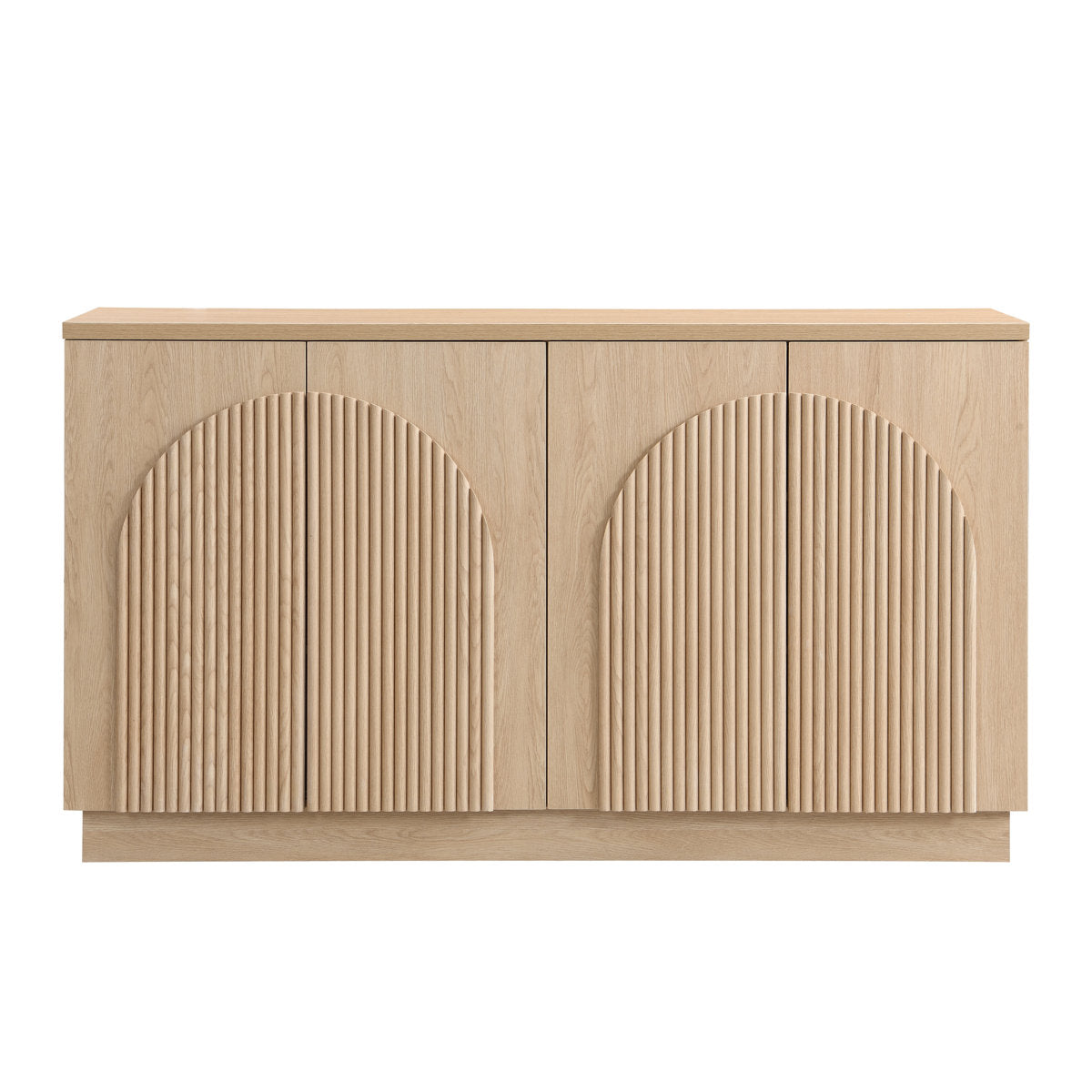 Sideboard with 4 Adjustable Shelves, Oak MDF