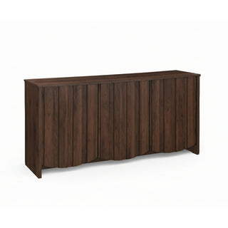 Sideboard with Three Scalloped Doors in Manufactured Wood
