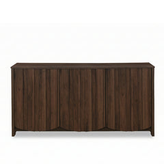 Sideboard with Three Scalloped Doors in Manufactured Wood