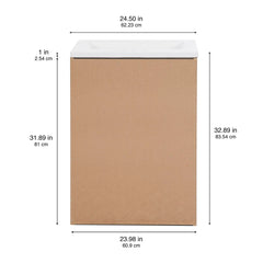 Single Bathroom Vanity, 24.5 in W, Milano Oak with White Polymarble Top