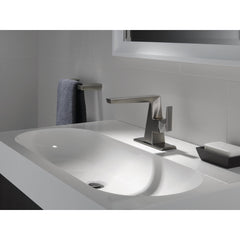Single Handle Bathroom Faucet, Brass, Lumicoat Black Stainless
