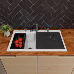 Single Handle Kitchen Faucet, Pull Out Spray, Deck Mount, Brushed Stainless Steel