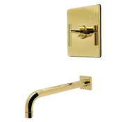 Single-Handle Tub Faucet, Manhattan, Pressure Balanced in Polished Brass