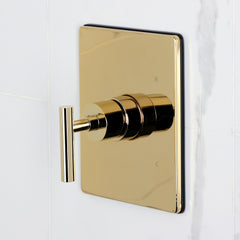 Single-Handle Tub Faucet, Manhattan, Pressure Balanced in Polished Brass