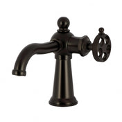 Single-Hole Bathroom Faucet, Wendell, One-Handle with Push Pop-Up in Oil Rubbed Bronze