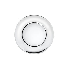 Single-Hole Lavatory Faucet with Pop-Up Drain in Polished Stainless Steel
