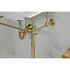 Sink Trim Kit, Trimscape, Traditional with P-Trap in Brushed Brass