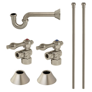 Sink Trim Kit, Trimscape, Traditional with P-Trap in Brushed Nickel