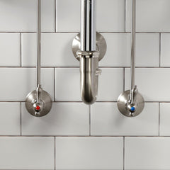Sink Trim Kit, Trimscape, Traditional with P-Trap in Brushed Nickel