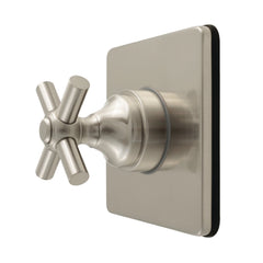 Six-Way Diverter Valve, Elinvar, Single Handle with Square Trim in Brushed Nickel