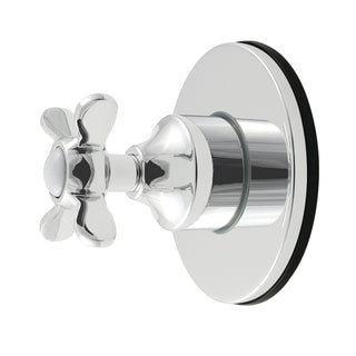Six-Way Diverter Valve, Essex, Single Handle with Round Trim in Polished Chrome