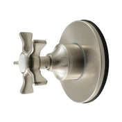 Six-Way Diverter Valve, Hamilton, Single Handle with Round Trim in Brushed Nickel