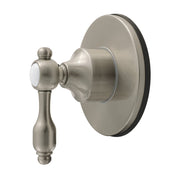 Six-Way Diverter Valve, Heirloom, Single Handle with Round Trim Kit in Brushed Nickel