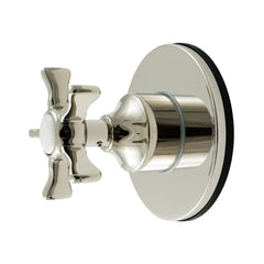 Six-Way Diverter Valve, Tulare, Single Handle with Round Trim in Polished Nickel