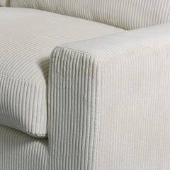 Sleeper Sectional Sofa Bed, U-Shaped, Reversible, Beige Fabric, Black Legs