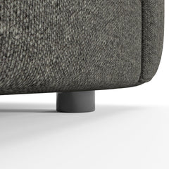 Sleeper Sofa, Twin Size, Dark Gray Polyester with Pine Frame
